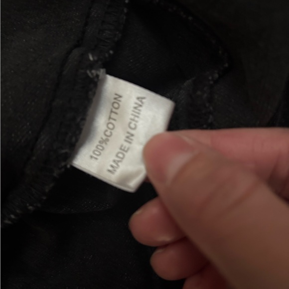 Princess Polly Black denim jacket with distressed details - Picture 4 of 4